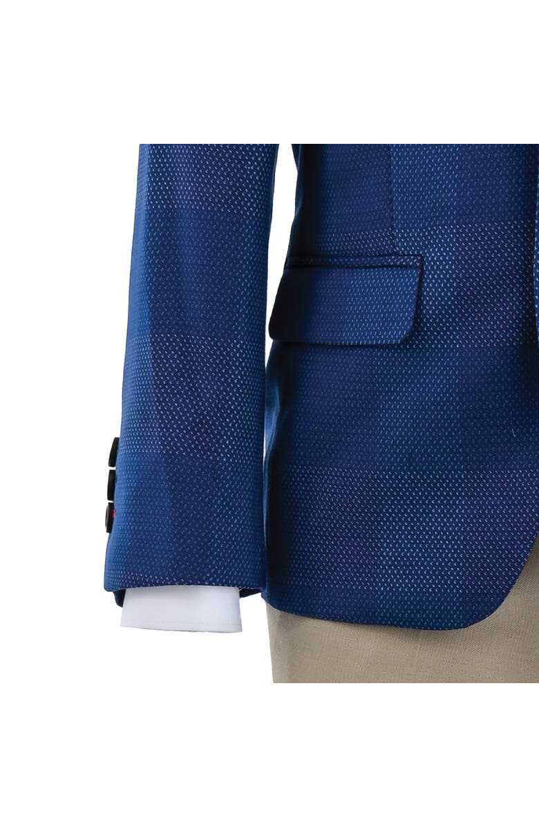 MOUSTACHE Check Blazer Set, Alternate, color, Blue