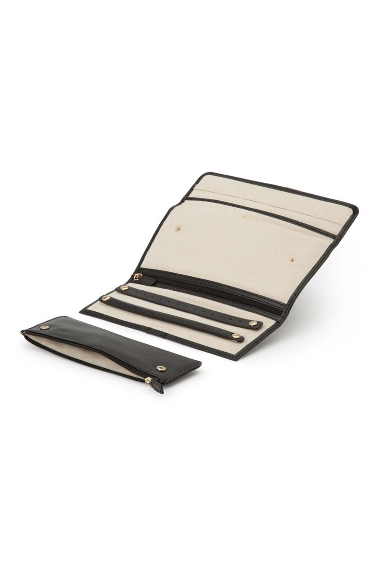 Palermo Jewelry Roll, Alternate, color, BLACK