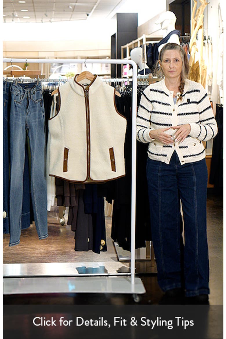Burford Corduroy Trim Fleece Vest video