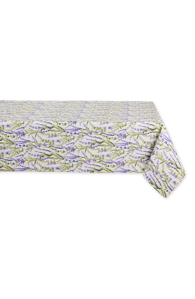 Design Imports Lavender Fields Tablecloth, Main, color, Purple