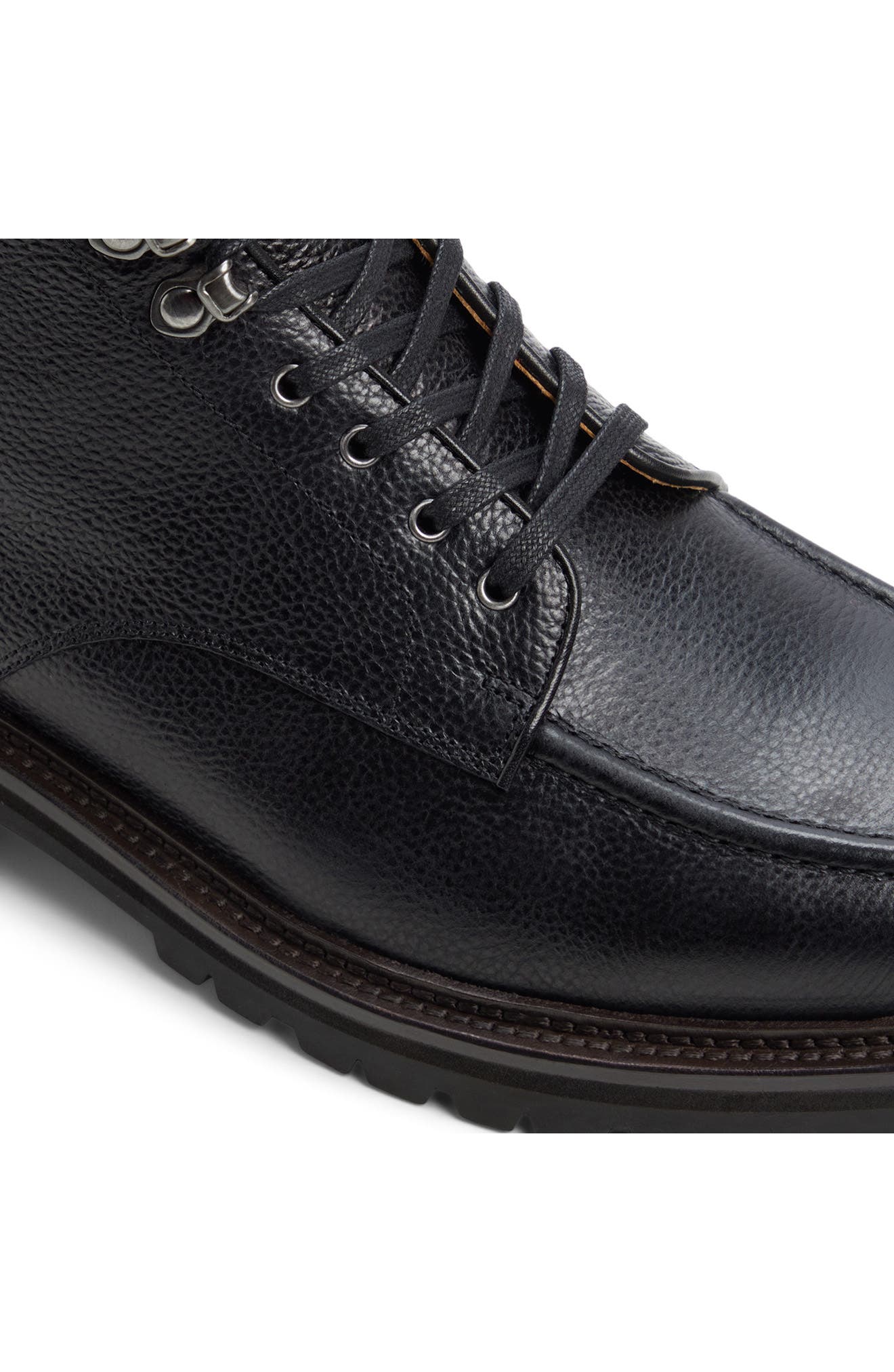 Huntsman Leather Boot, Alternate, color, BLACK