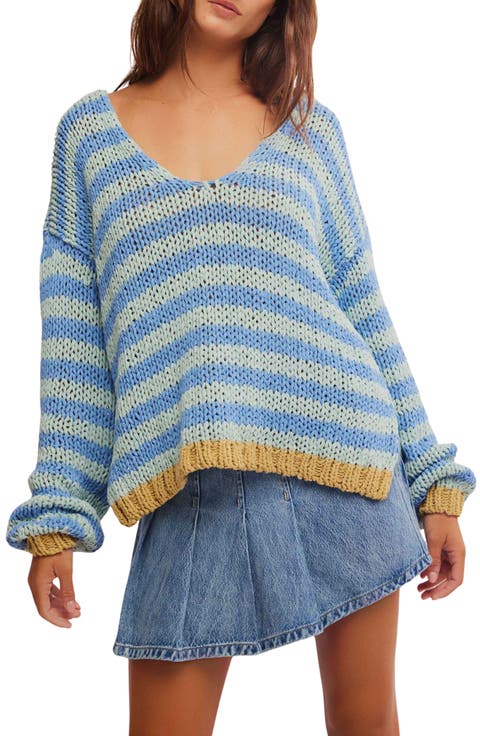 Portland Stripe Cotton Sweater