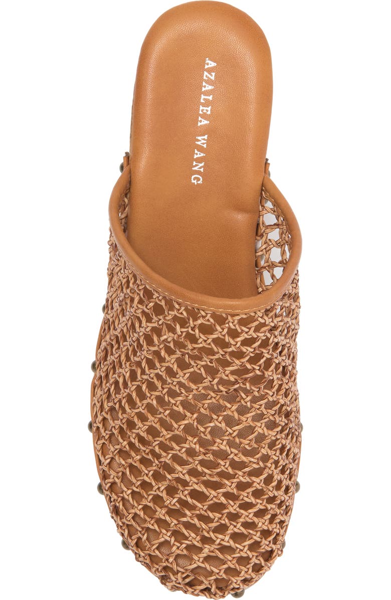 AZALEA WANG Ameenah Platform Mule, Alternate, color, Brown