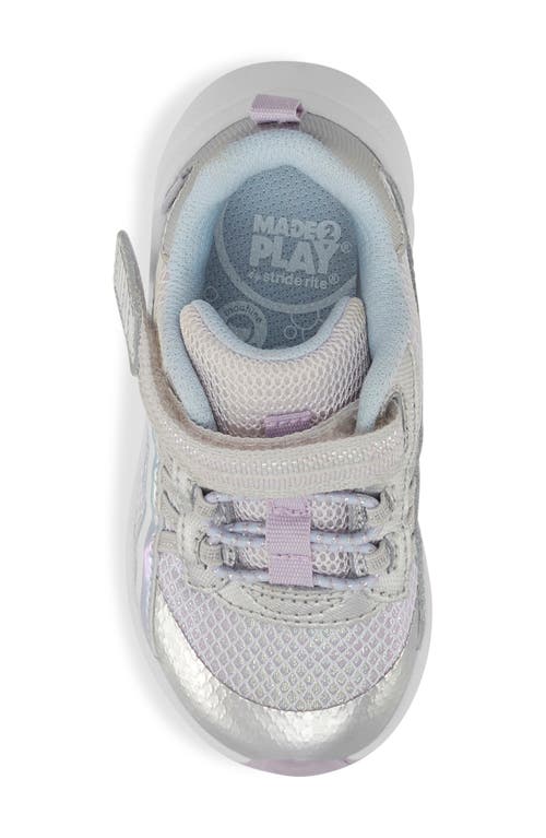 Stride Rite Kids' Made2play® Journey 3.0 Sneaker In Silver Sparkle