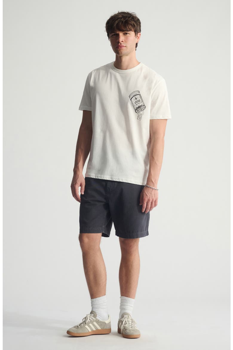 Logo Cotton Graphic T-Shirt, Alternate, color, ANTIQUE WHITE