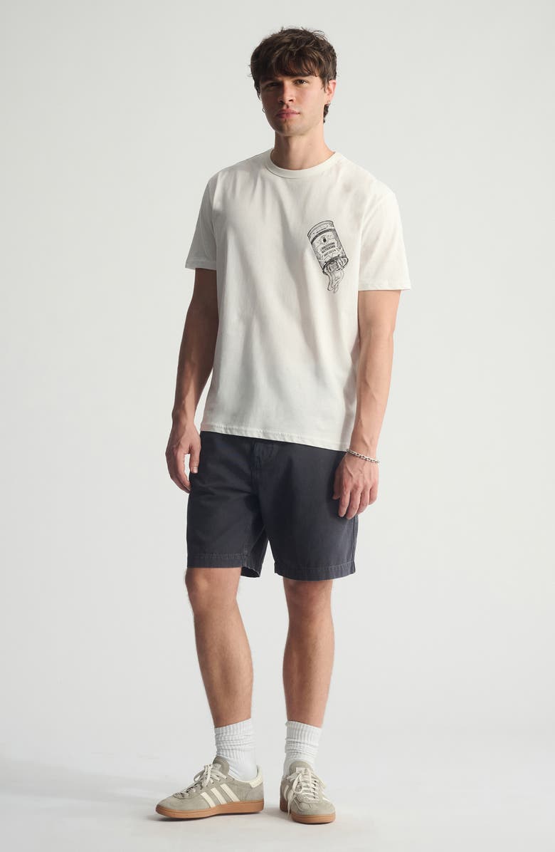 Brooklyn Industries Logo Cotton Graphic T-Shirt, Alternate, color, Antique White