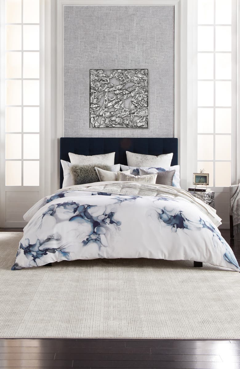 Michael Aram Blue Mist Duvet Cover, Alternate, color, 