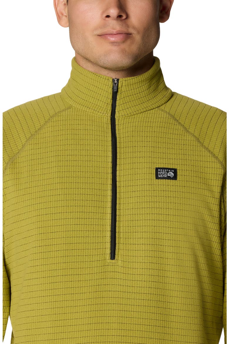 Summit Grid Half-Zip, Alternate, color, BRIGHT FATIGUE