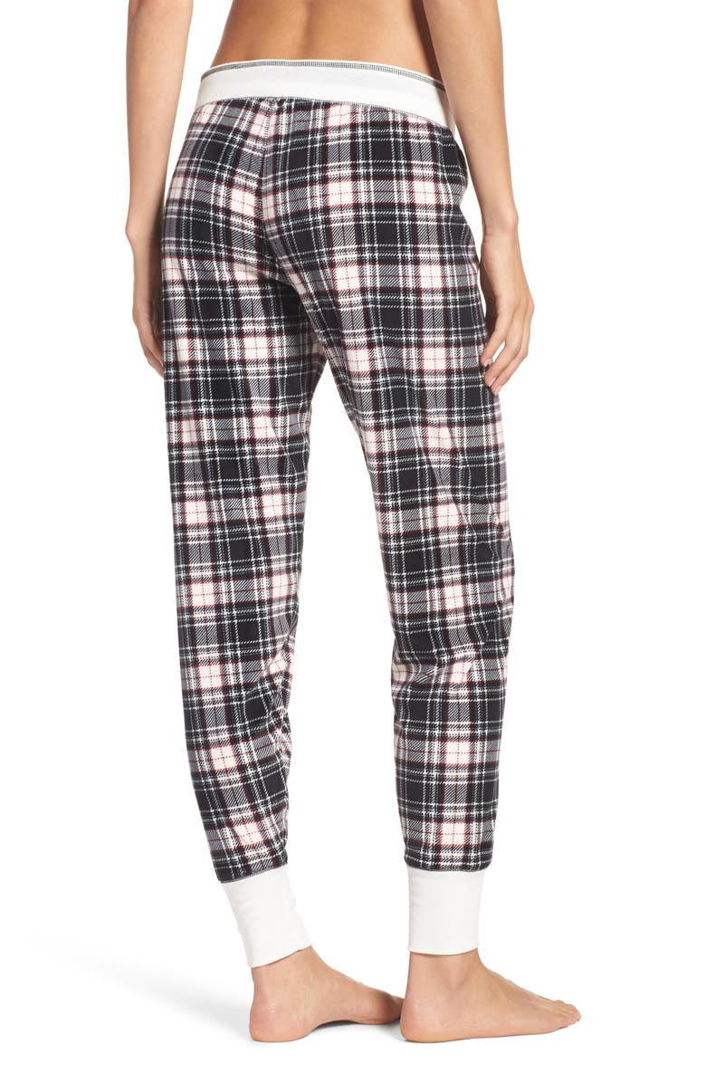 PJ Salvage Print Velour Pants, Alternate, color, 