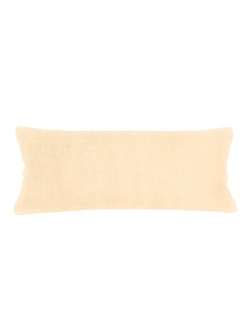 Anaya So Soft Linen Pillow With Down Insert In Yellow