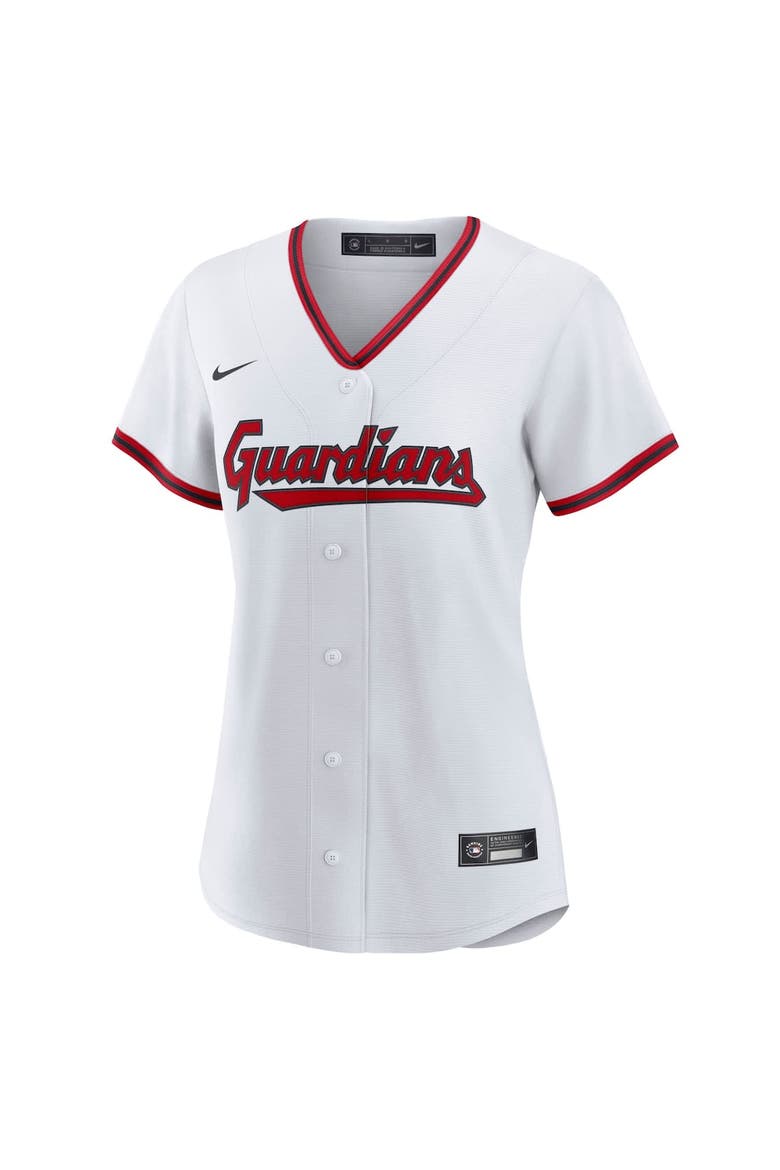 Women's Nike Jose Ramirez White Cleveland Guardians Home Replica 2.0 Player Jersey, Alternate, color, White