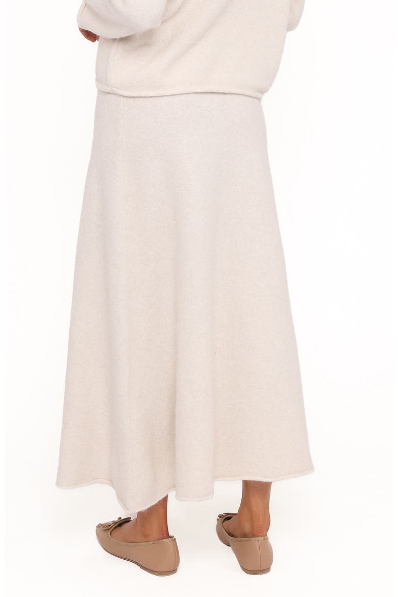 Willis Maxi Sweater Skirt, Alternate, color, CREAM