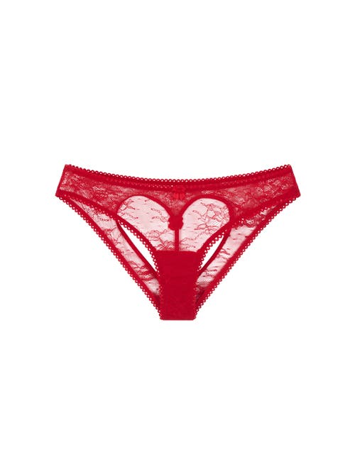 Adore Me Amore Cheeky Panties In Dark Red