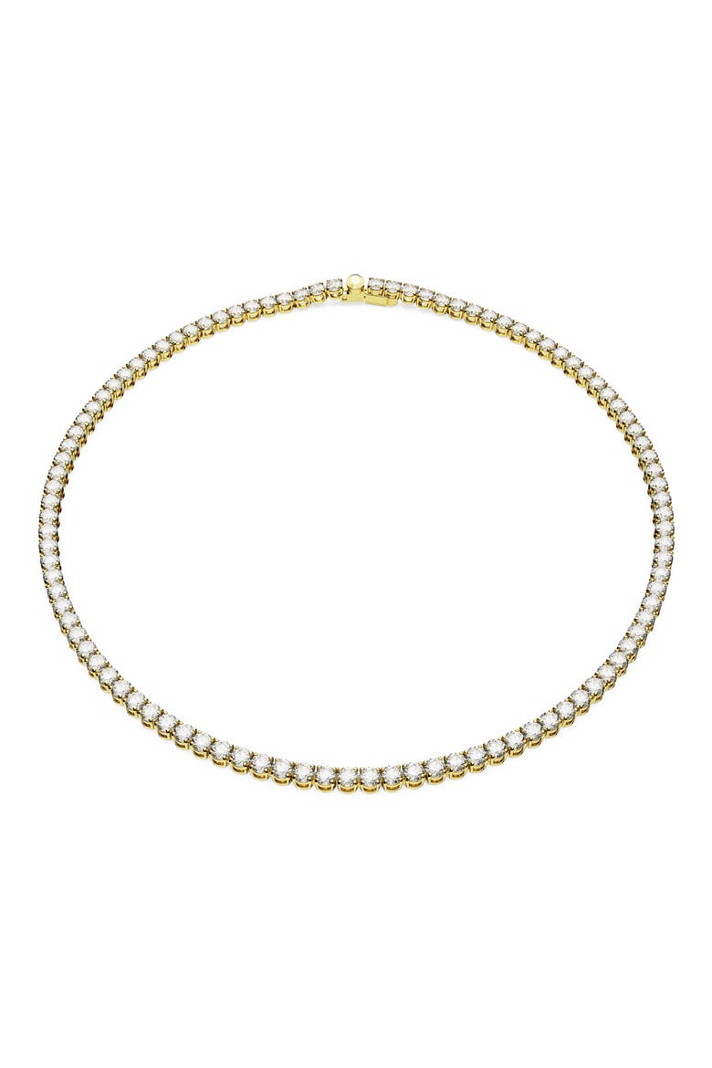 Matrix Tennis Necklace, Alternate, color, WHITE