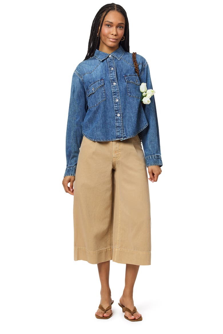 Denim Western Shirt, Alternate, color, SANTA FE