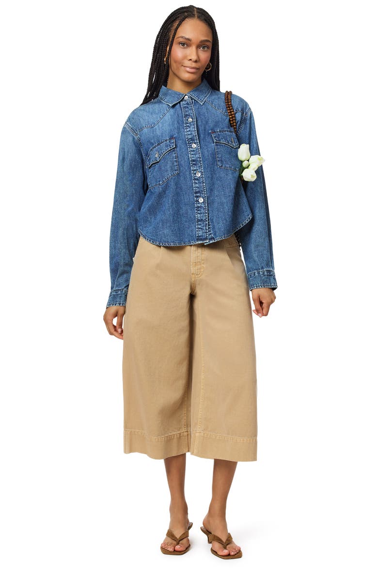 Scotch & Soda Denim Western Shirt, Alternate, color, Santa Fe