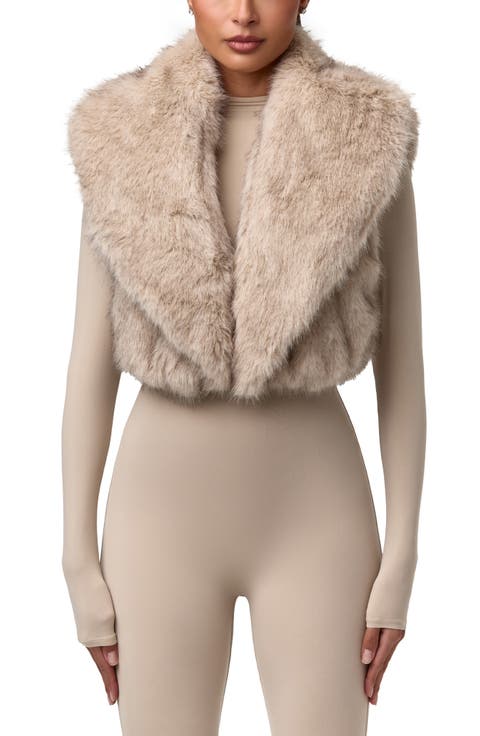 Faux Fur Plush Vest