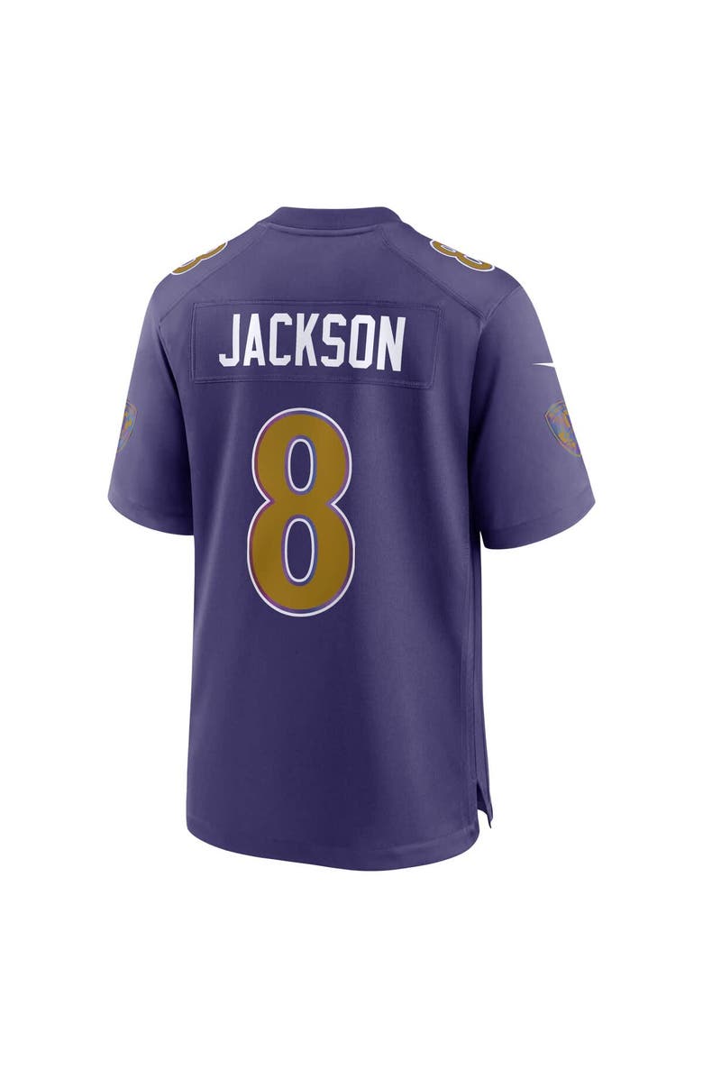 Nike Men's Nike Lamar Jackson Purple Baltimore Ravens Alternate Game Jersey, Alternate, color, Purple