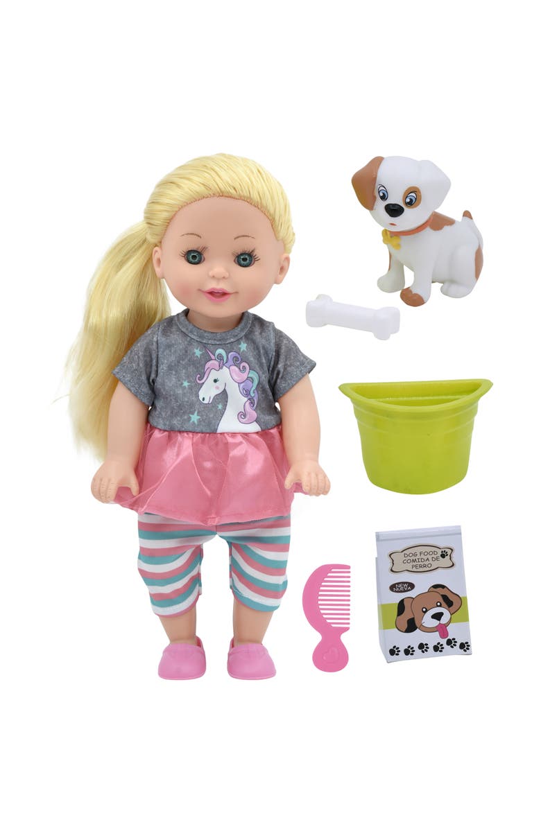 Lil Tots 14" Doll Talking Pet Grooming Playset, Main, color, Multicolored