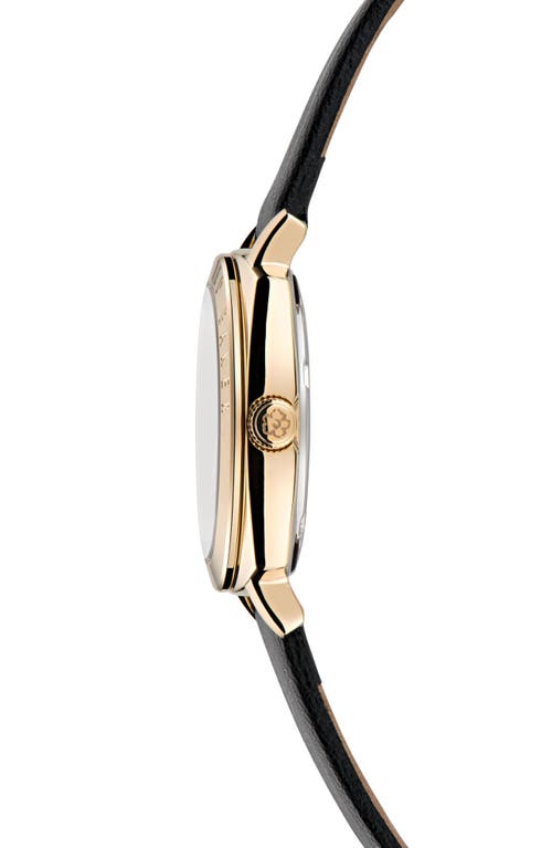 Ted Baker Kirsty Leather Strap Watch, 33mm In Black