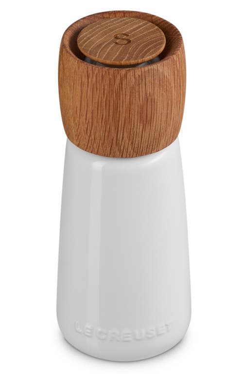Le Creuset Alpine Salt Mill In White