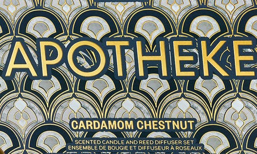Apotheke Mini Candle & Mini Reed Diffuser Home Fragrance Duo In Gold