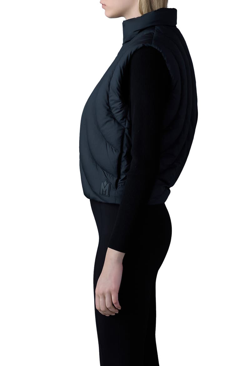 Adana Water Repellent 750 Fill Power Down Vest, Alternate, color, BLACK