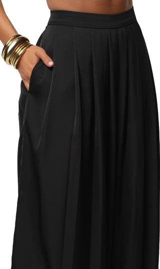 Clara Pleated Wide Leg Trousers