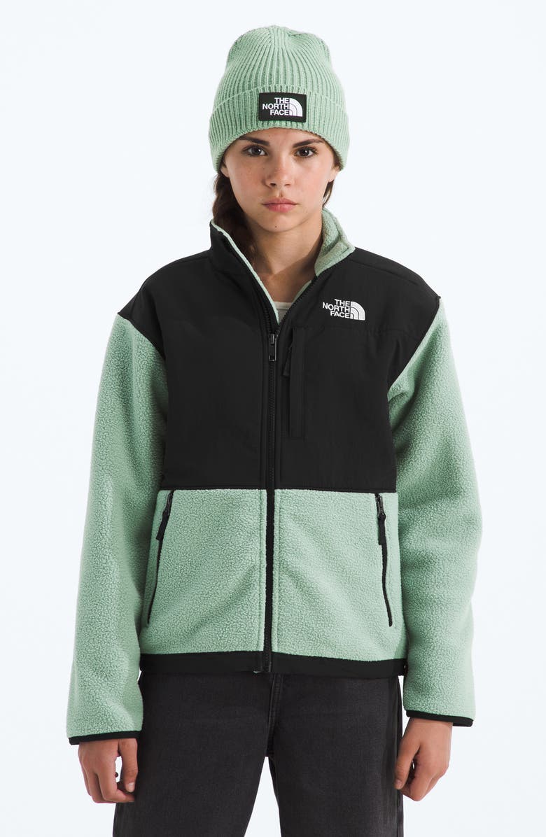 The North Face Kids' Denali Water Repellent Fleece Jacket, Alternate, color, Slate Moss