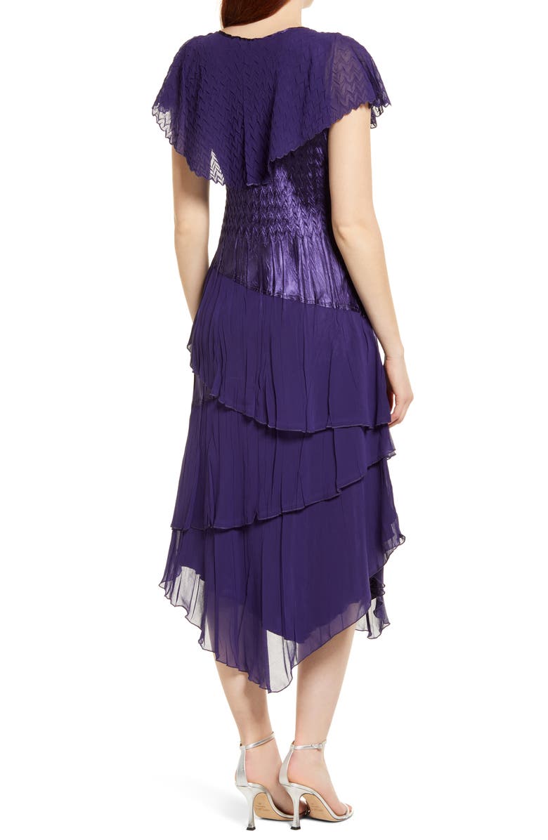 Komarov Ruffle Tiered Dress, Alternate, color, 