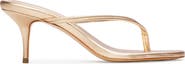 BLACK SUEDE STUDIO Marci 65 Metallic Thong Sandal