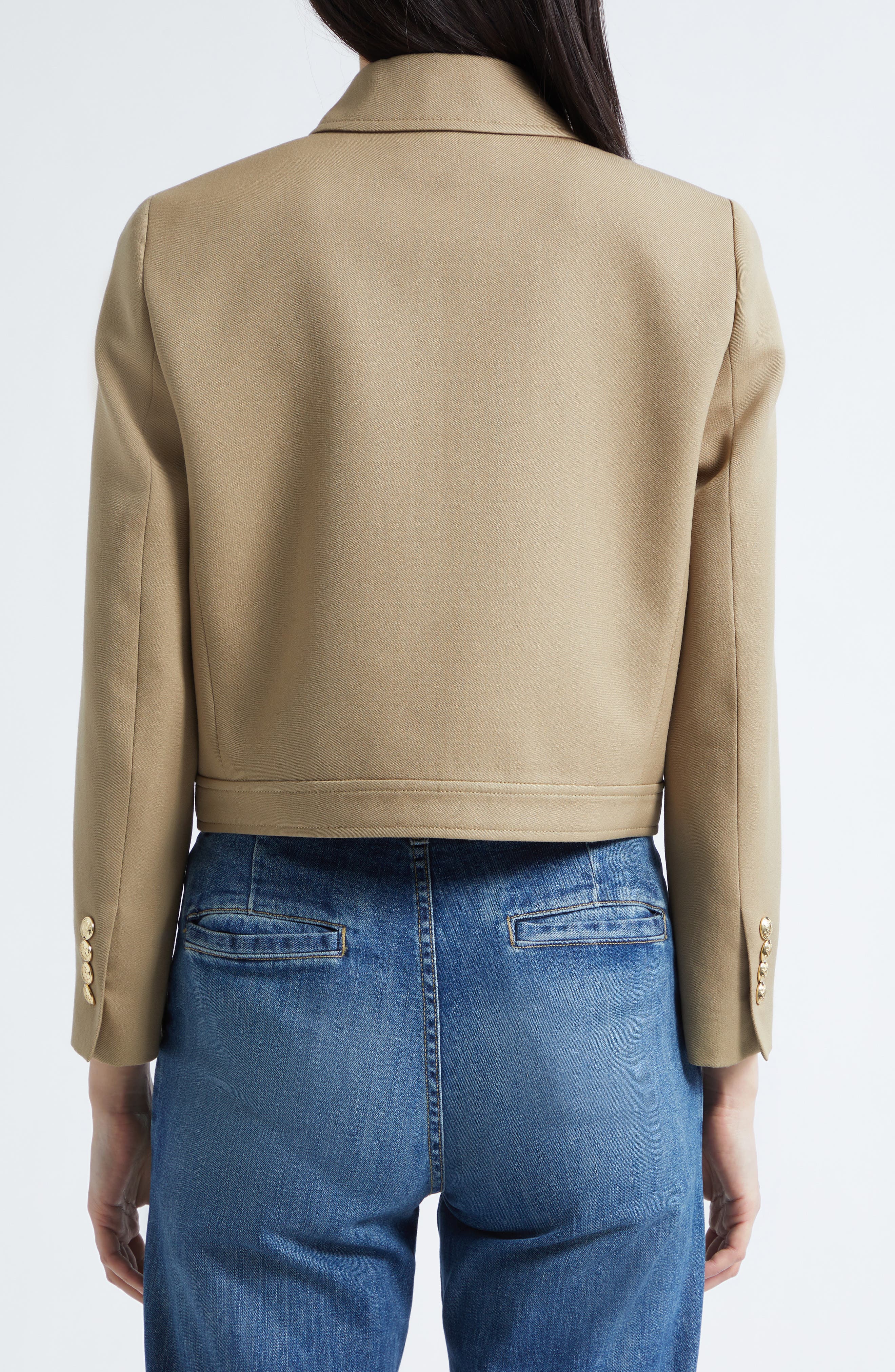 Edna Crop Virgin Wool Jacket - image 2