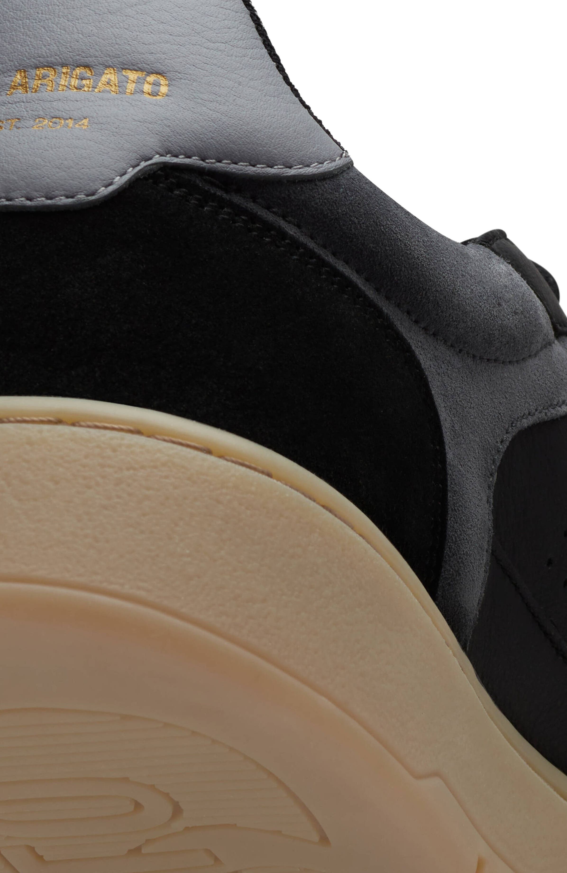 Axel Arigato Dice T-Toe Suede Sneaker - Men's, Alternate, color, Black/Gum