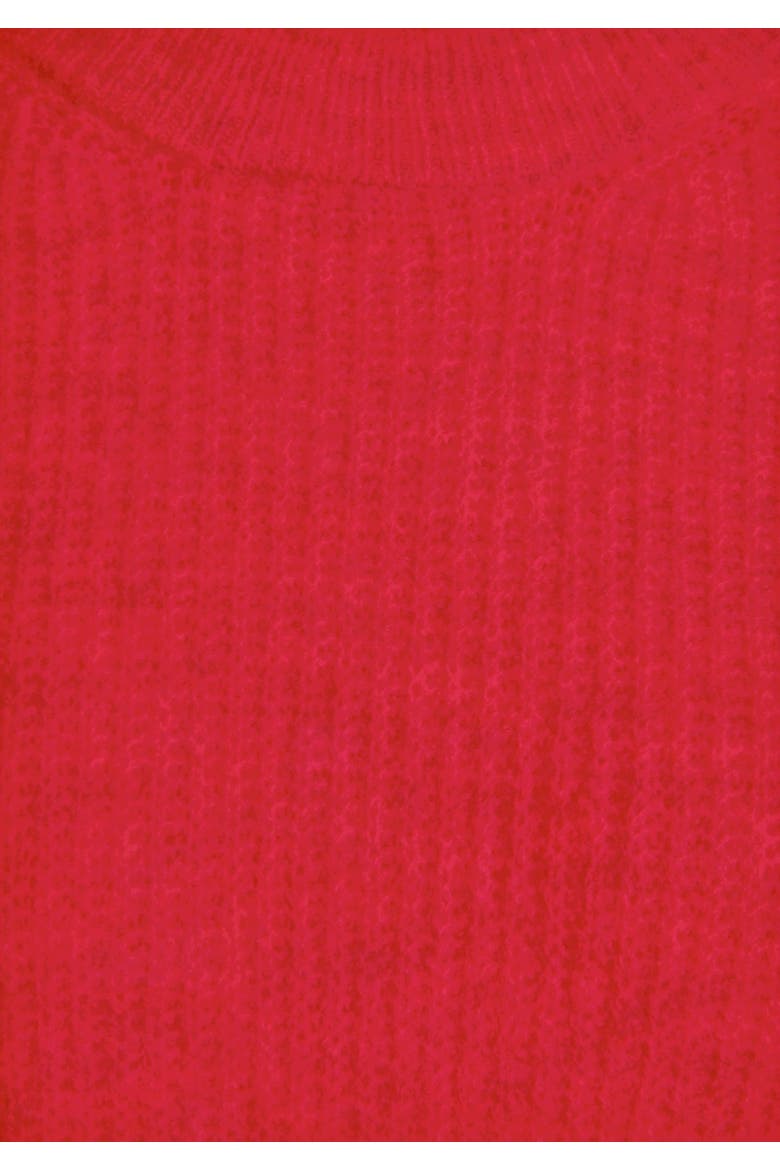 Balloon Sleeve Sweater, Alternate, color, Red