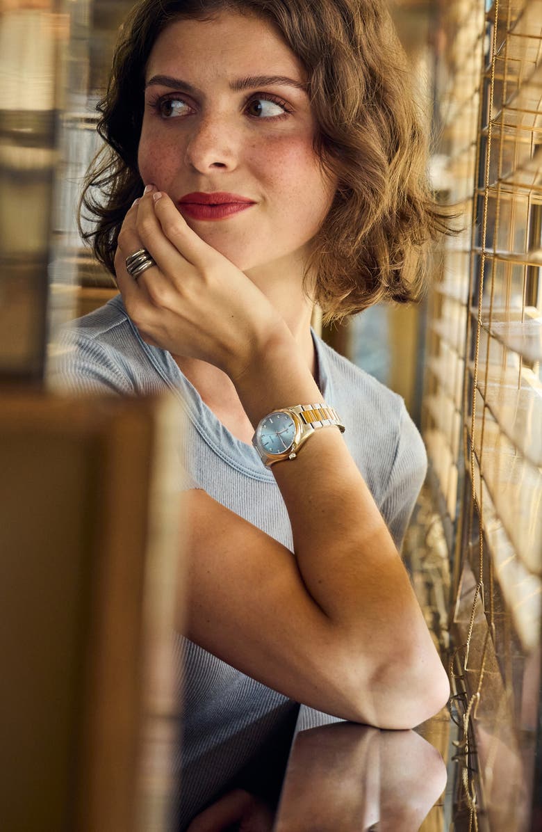 Citizen Sport Luxury Diamond Bracelet Watch, 33mm, Alternate, color, Silver-Tone