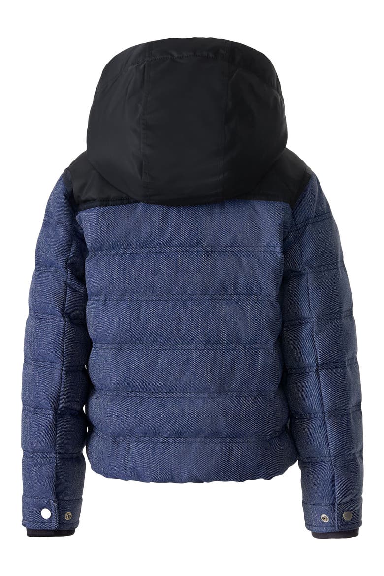 Kids' Adriel Down Denim Jacket, Alternate, color, MEDIUM DENIM