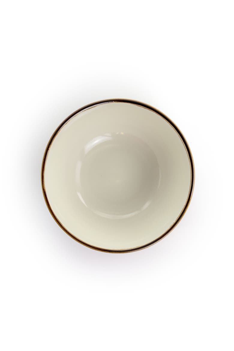 Honey Ivory 16 Piece Stoneware Dinnerware Set, Alternate, color, White