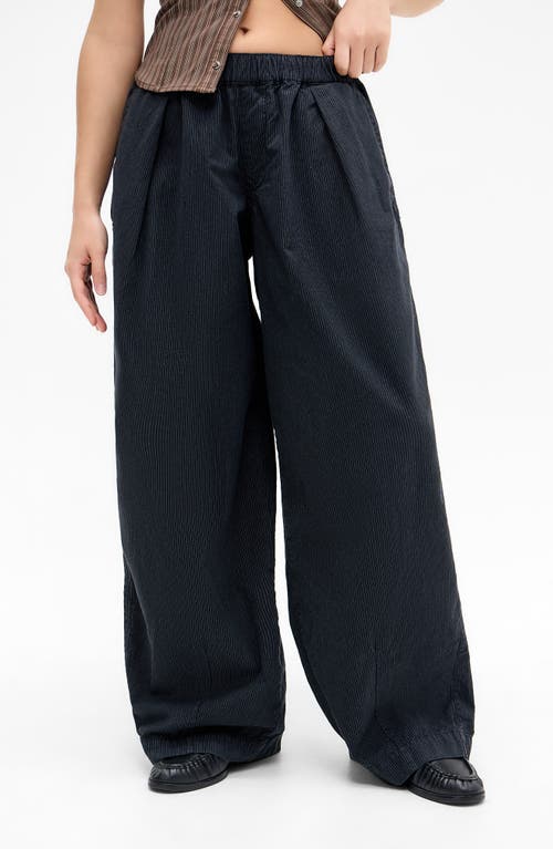 BDG Urban Outfitters Bobbi Pinstripe Pull-On Pants in Black  product