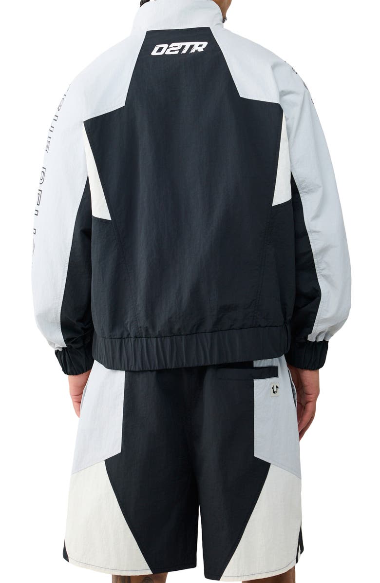 True Religion Colorblock Nylon Track Jacket, Alternate, color,
