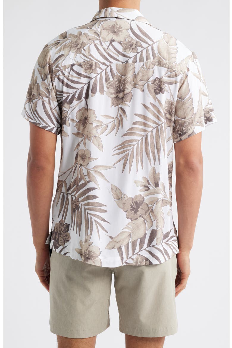 Beach Camp Shirt, Alternate, color, NATURAL/ WHITE
