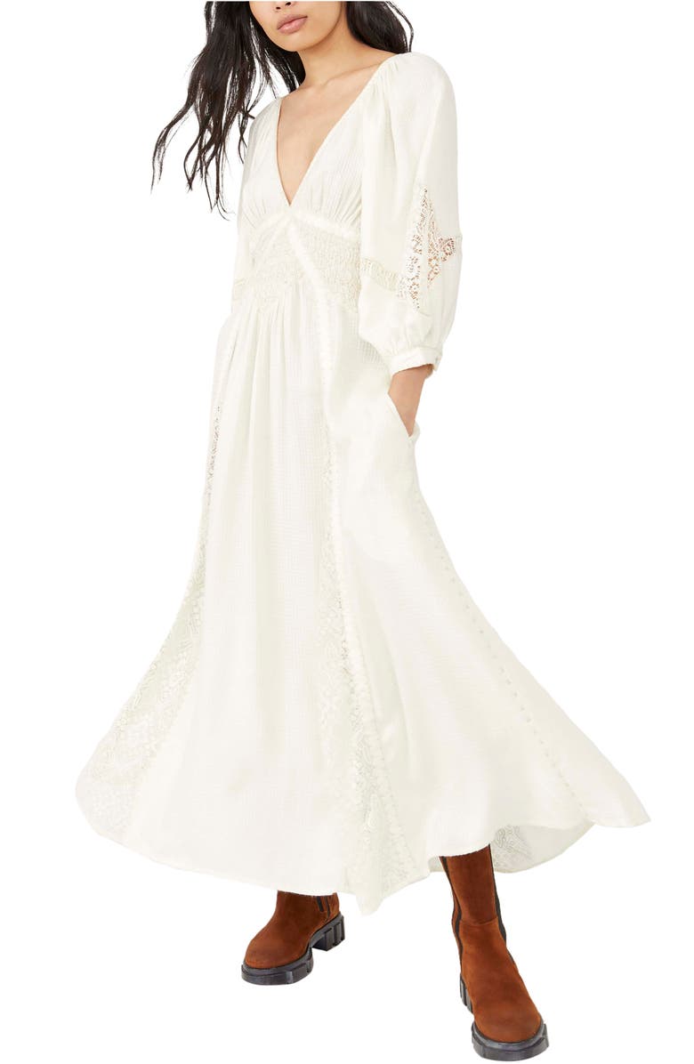 Free People Southwest Lace Long Sleeve Maxi Dress, Main, color,