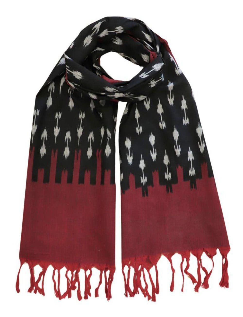 selected Black, Deep Red