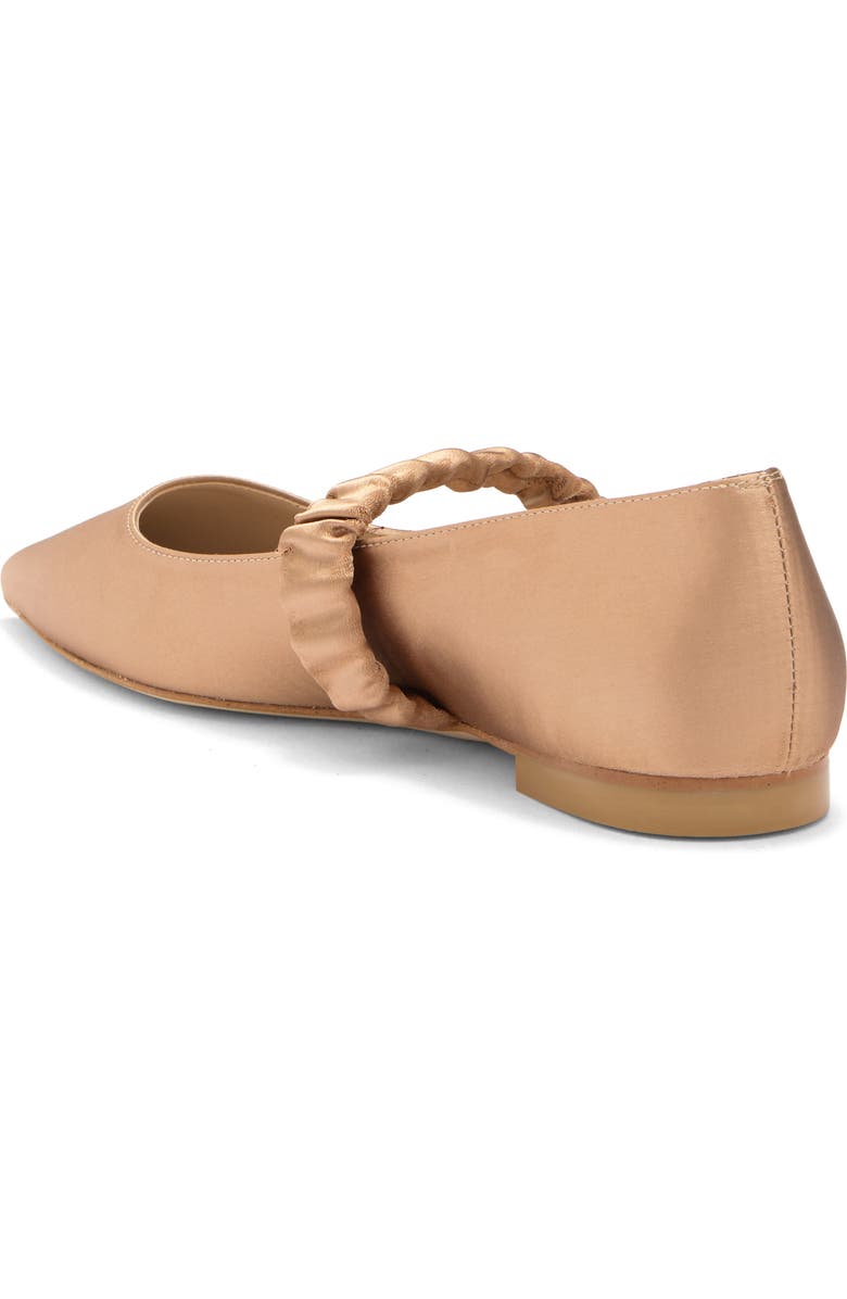 Stuart Weitzman Maxine Ballet Flat, Alternate, color, Golden Beige