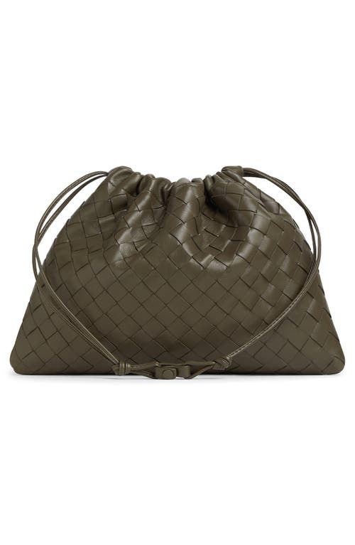 Bottega Veneta Medium Dustbag Intrecciato Leather Shoulder Bag