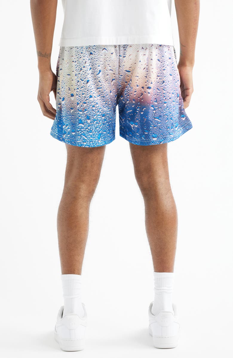 OVERTIME Splash Mesh Shorts, Alternate, color, Morning Dew