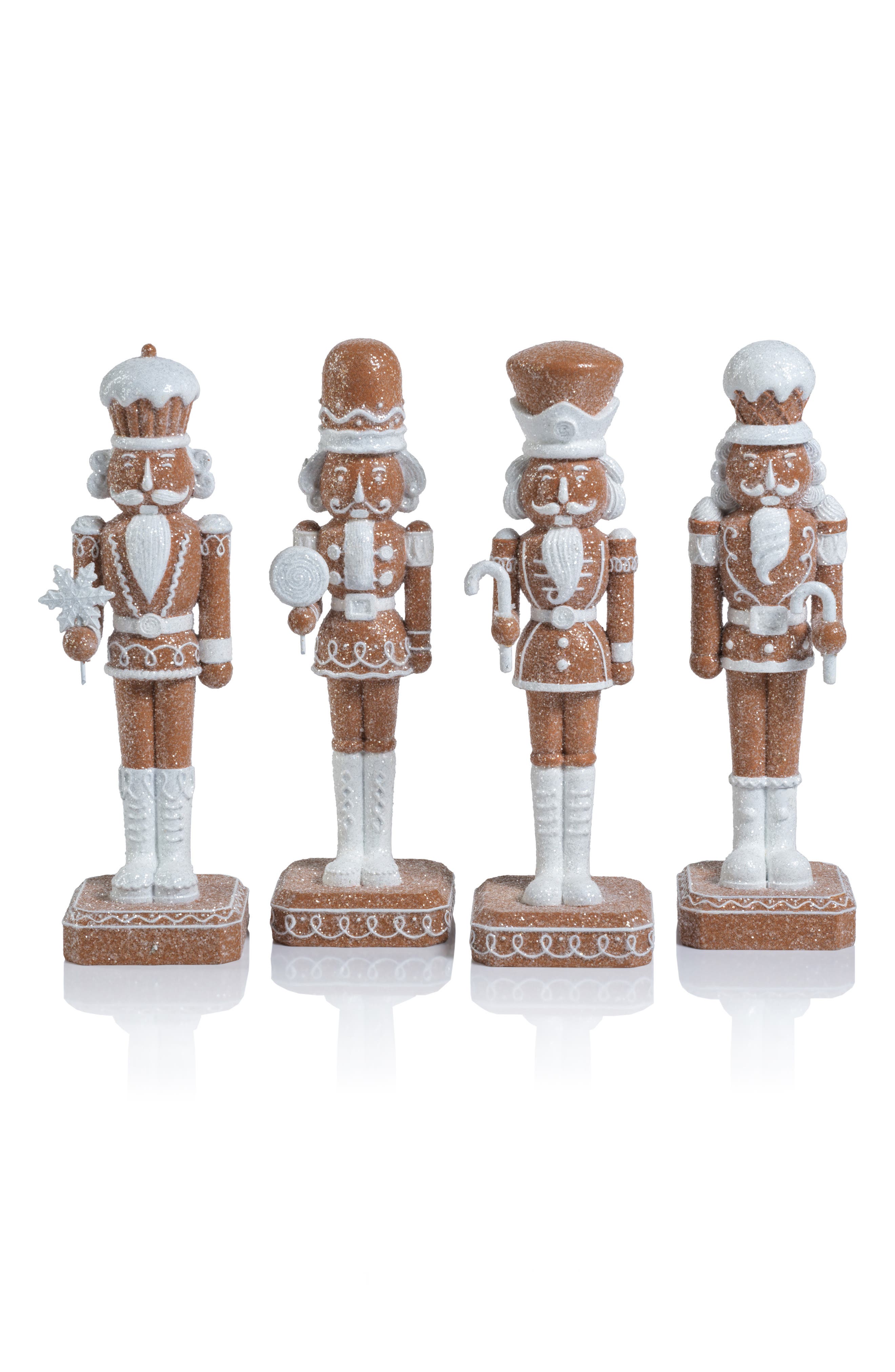 Zodax Adelard Set of 4 Nutcracker Ornaments