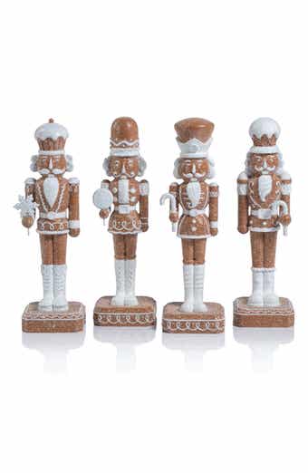 Zodax Adelard Set of 4 Nutcracker Ornaments