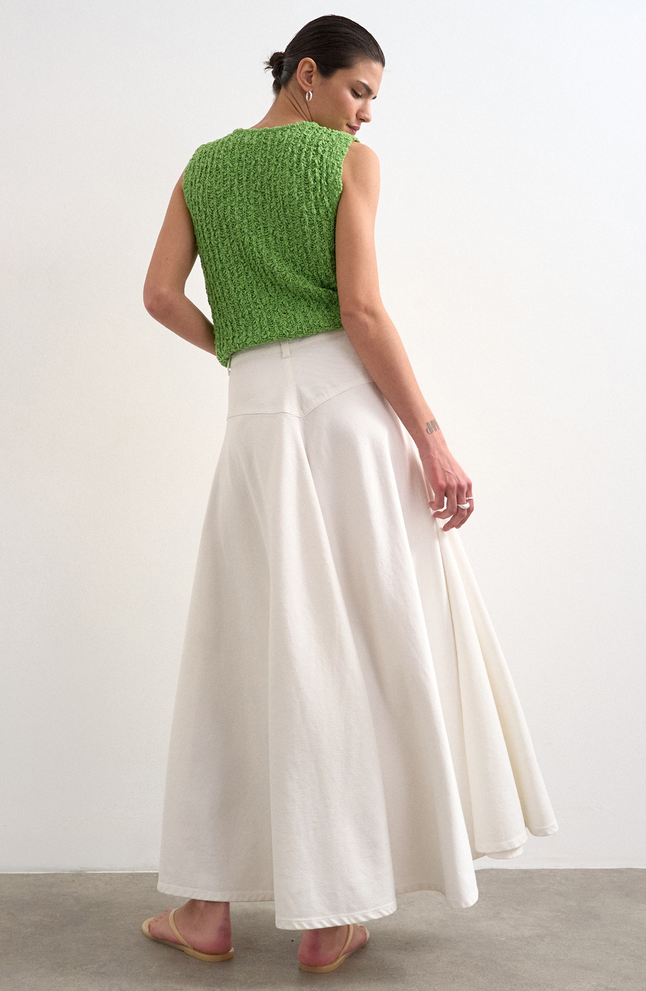 Denim Maxi Skirt (Women) | Nordstrom