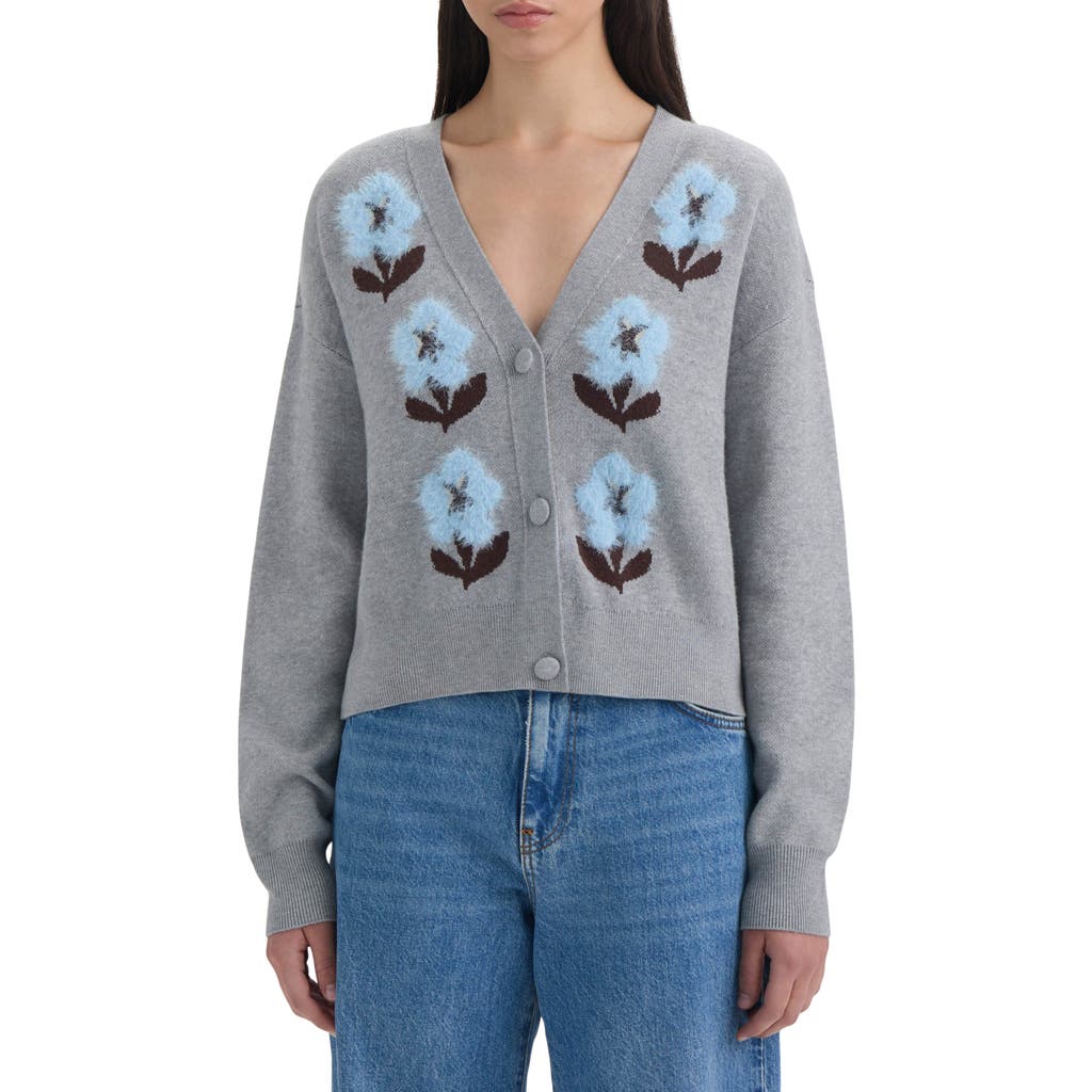 Nvlt V-neck Cardigan In Gray