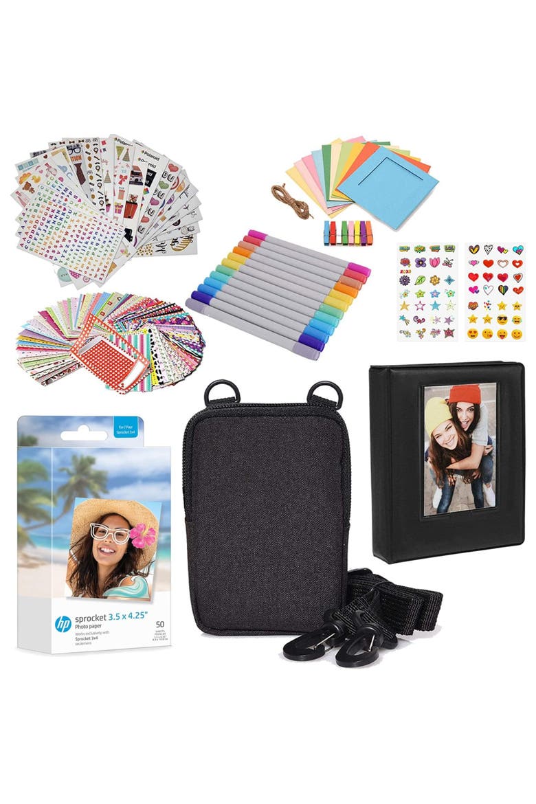 Sprocket 3.5 x 4.25 Zink Paper (50 Sheets) Kit, Main, color, White